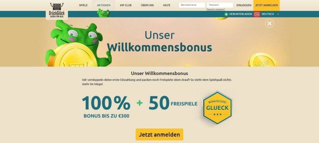 DrückGlück Bonus