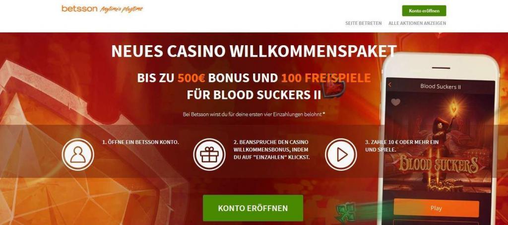 betsson bonusse