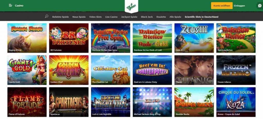 mrgreen scientific slots