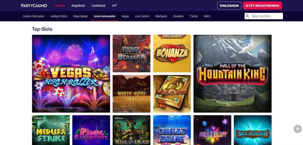 partycasino spiele