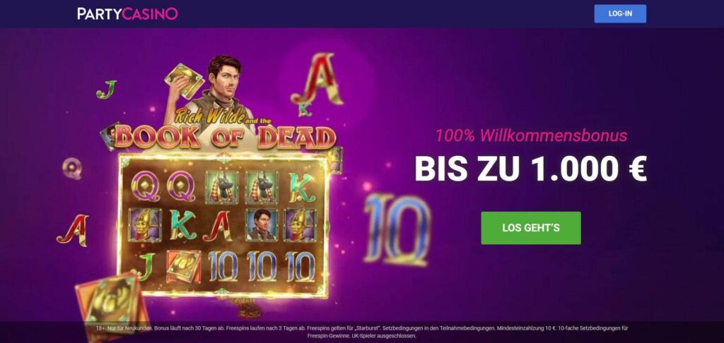 Partycasino online Casino Test