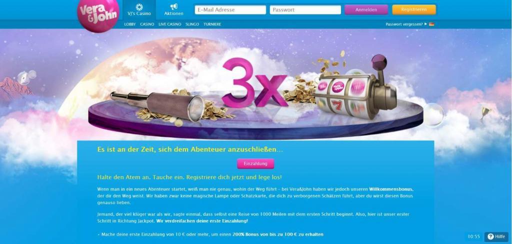 verajohn Willkommensbonus - Online Casino Test - Welches ist 2021 das Beste?