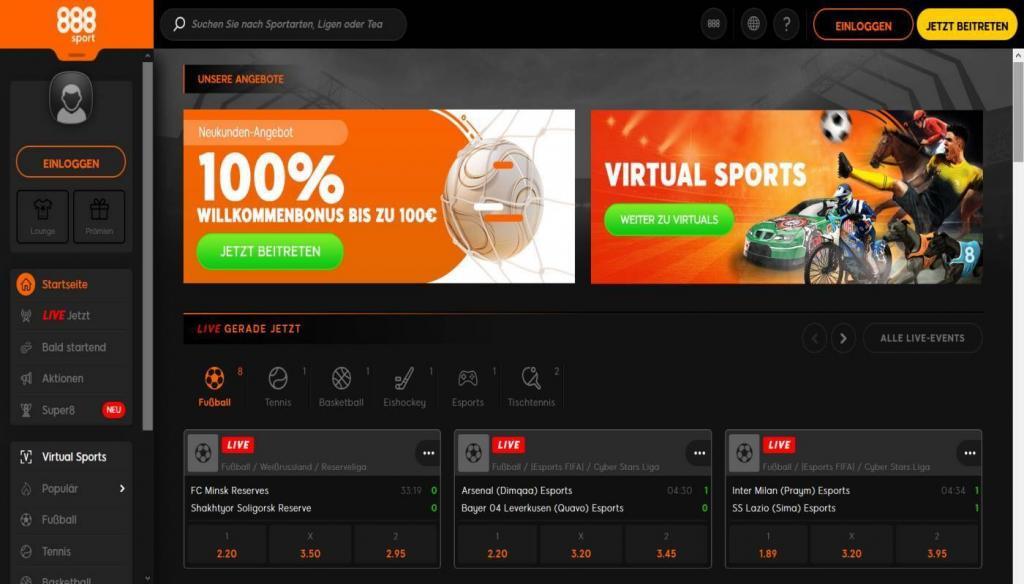 Sportwetten Test 888 - Online Casino Test - Welches ist 2021 das Beste?