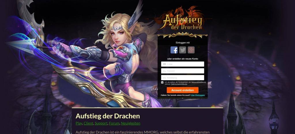 aufstieg der drachen - Online role play test