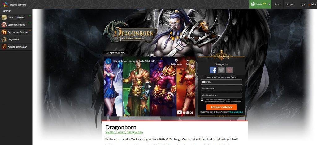 dragonborn - Online role play test